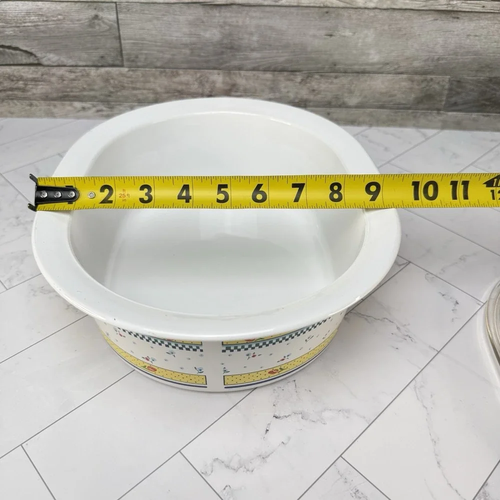 Corning Ware Classic Elegance Jardin 2.5 Liter Casserole C-225-B